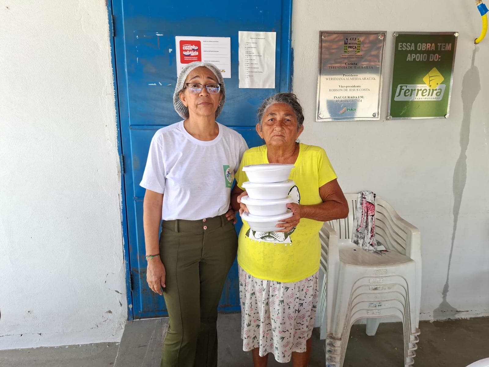 Atividade do projeto Assistência Alimentar Comunitária