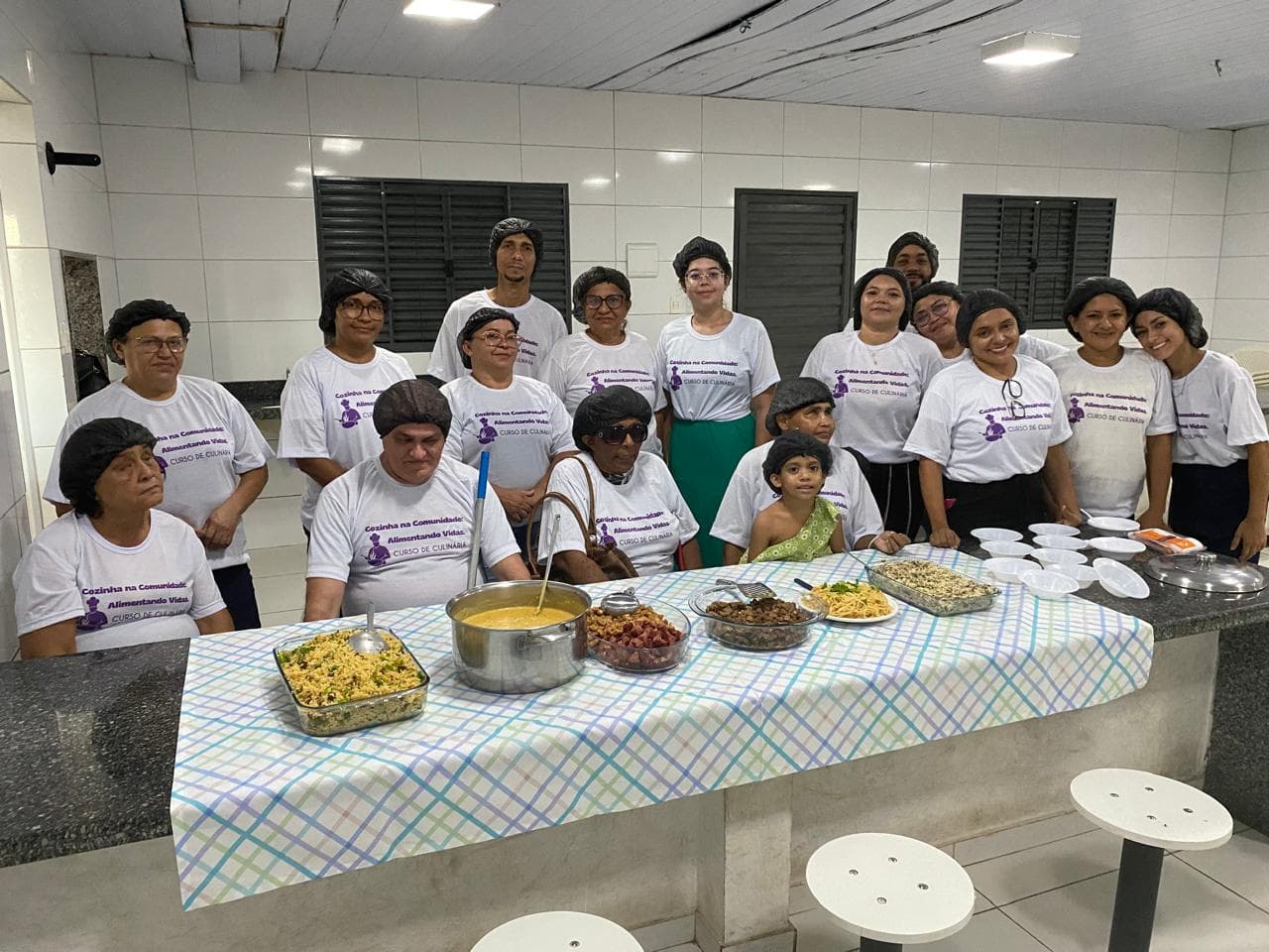 Atividade do projeto Cozinha na Comunidade: Alimentando Vidas