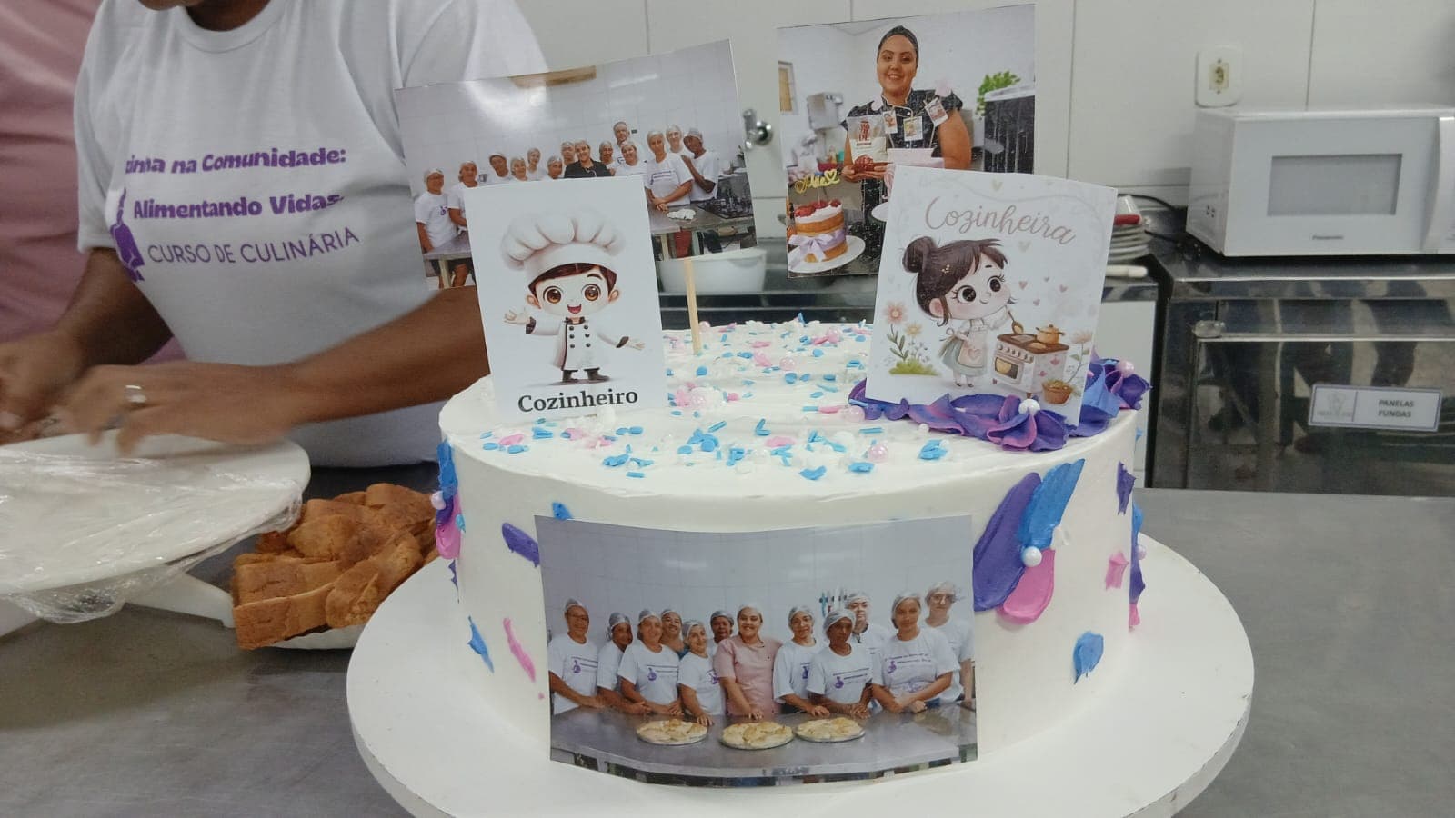 Atividade do projeto Cozinha na Comunidade: Alimentando Vidas