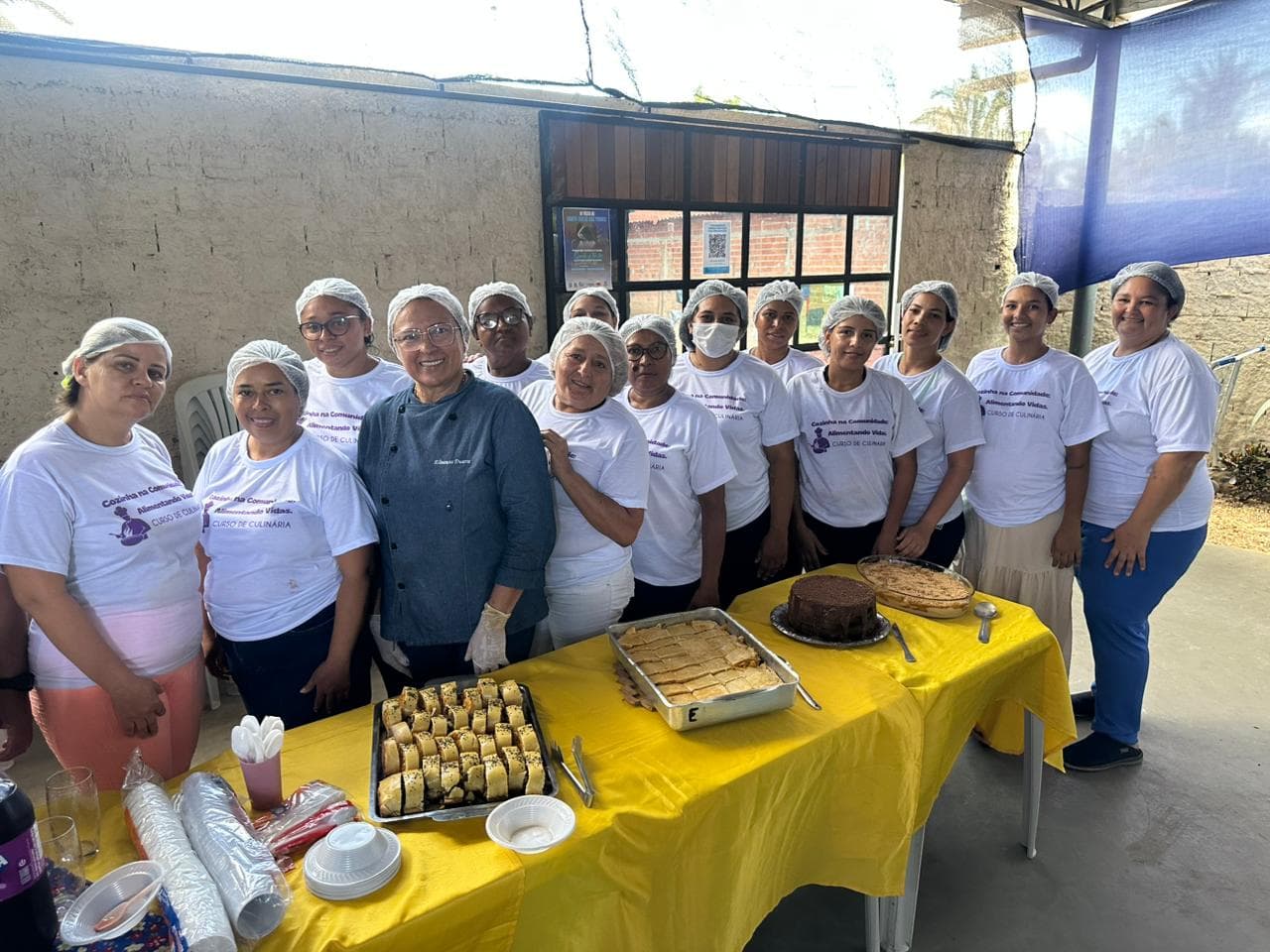 Atividade do projeto Cozinha na Comunidade: Alimentando Vidas