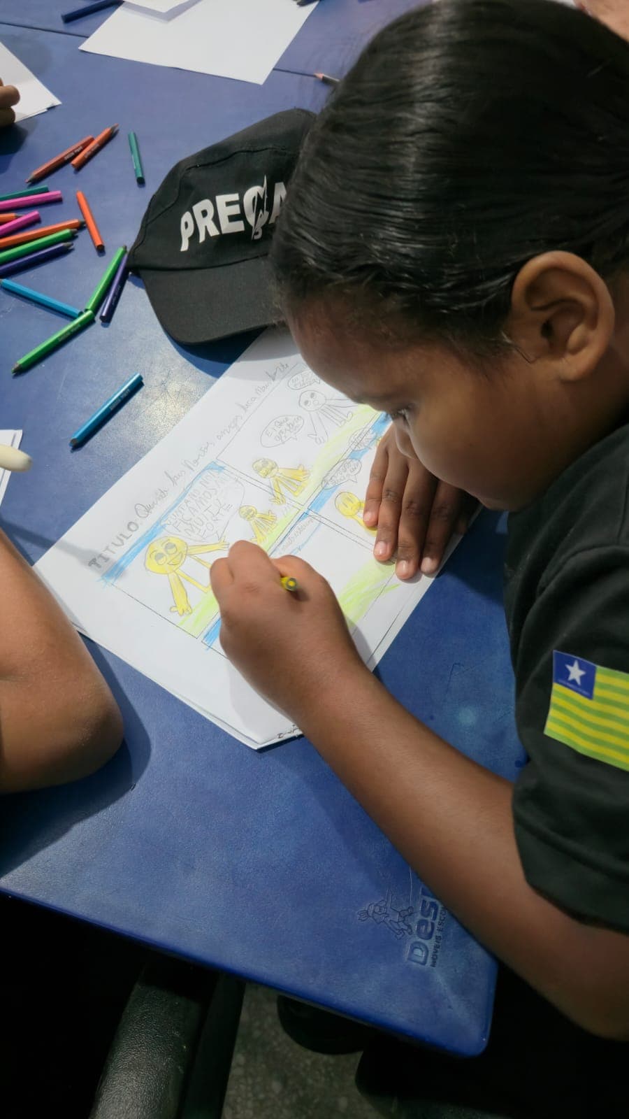 Atividade socioeducativa do projeto Laços de Convivência