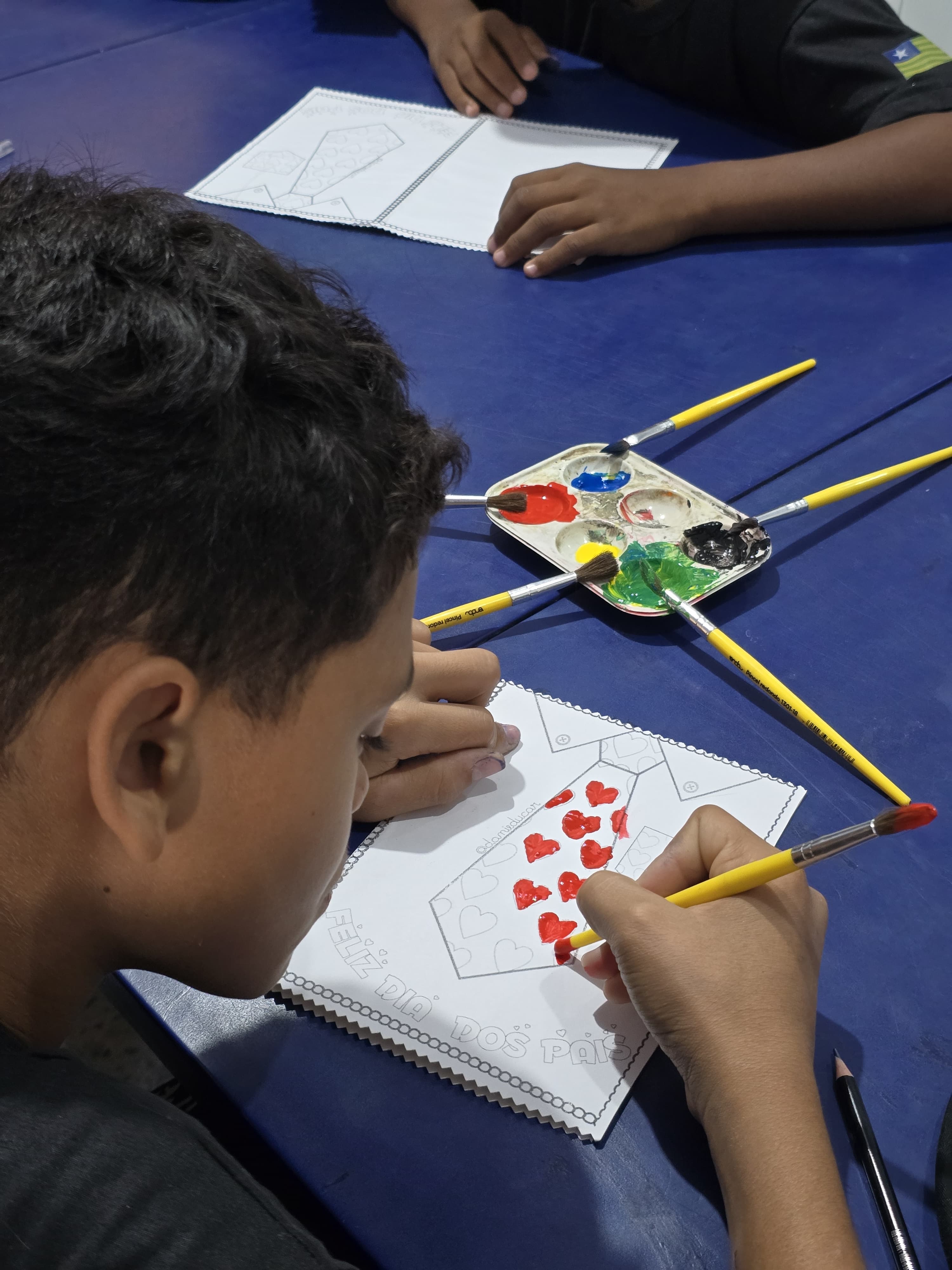 Atividade socioeducativa do projeto Laços de Convivência