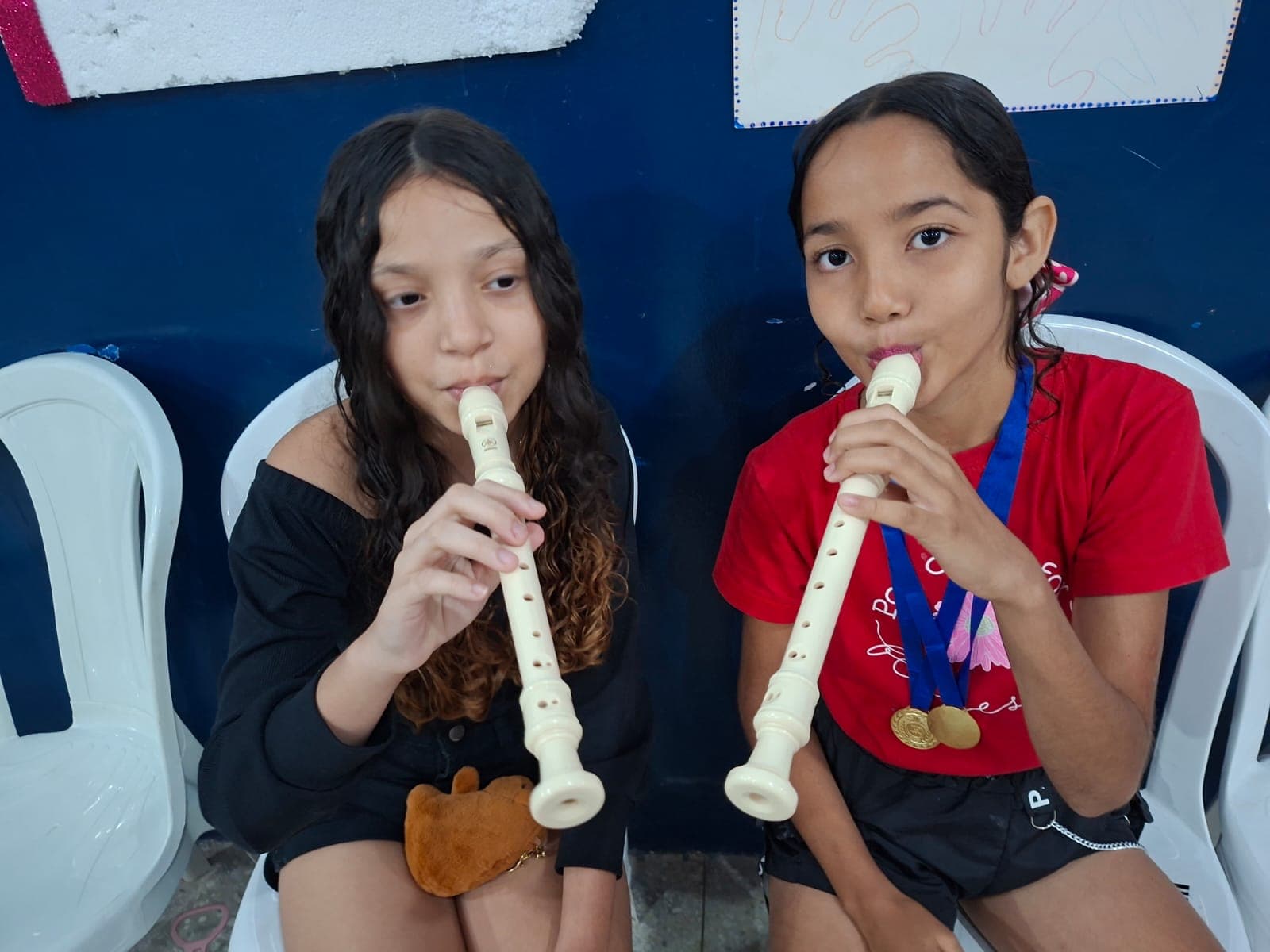 Atividade socioeducativa do projeto Laços de Convivência