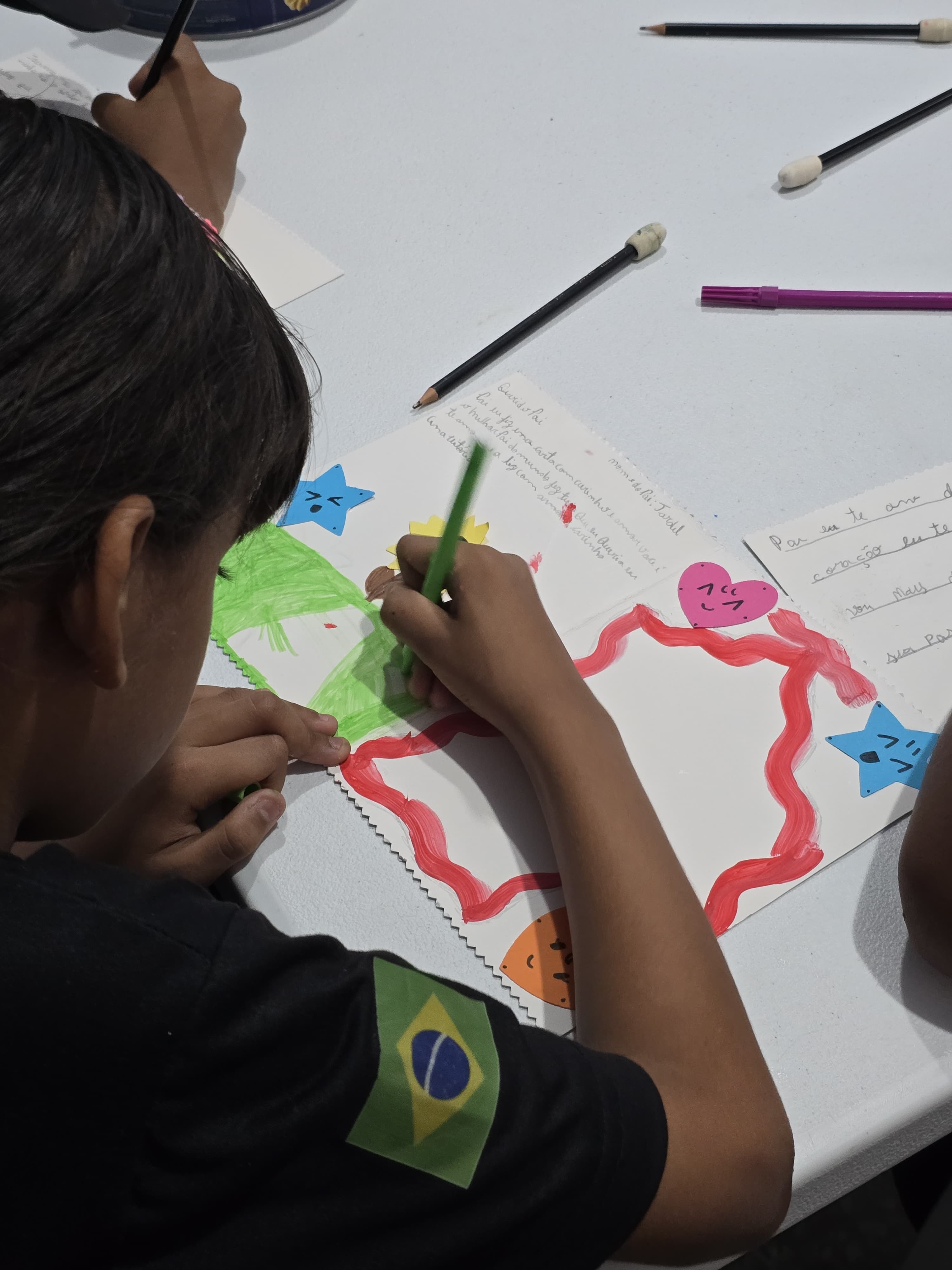 Atividade socioeducativa do projeto Laços de Convivência