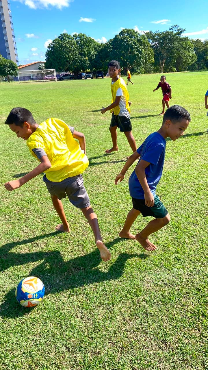 Atividade socioeducativa do projeto Laços de Convivência