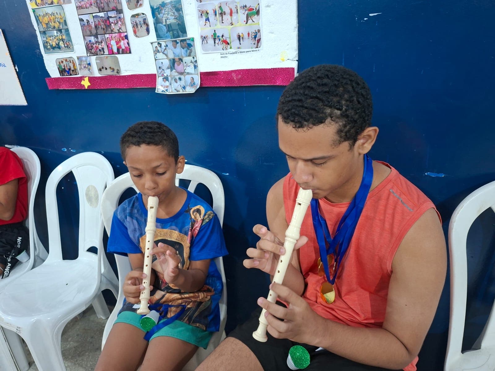 Atividade socioeducativa do projeto Laços de Convivência